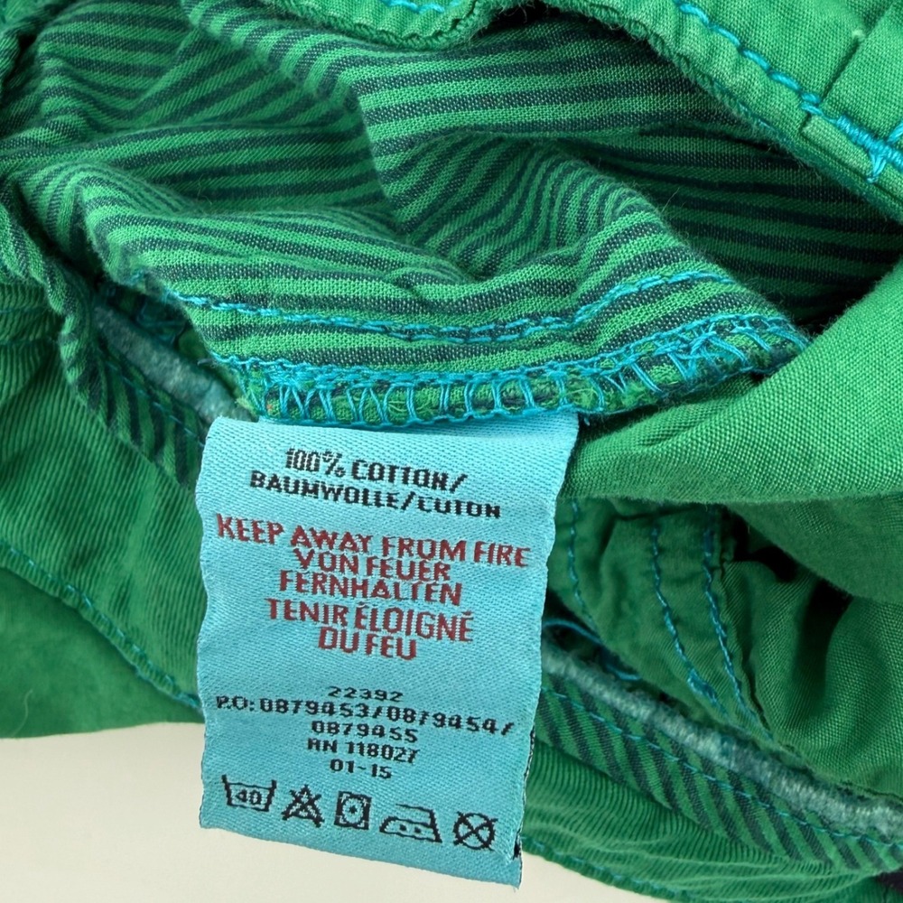 Mini Boden Boys Green Cotton Techno Cargo Shorts Adjustable Waist Size 12Y Skate - Picture 4 of 8